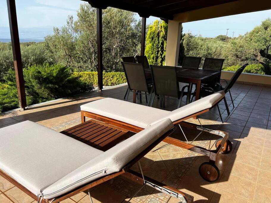 Ampelos Hillside Villa Akrata Zewnętrze zdjęcie